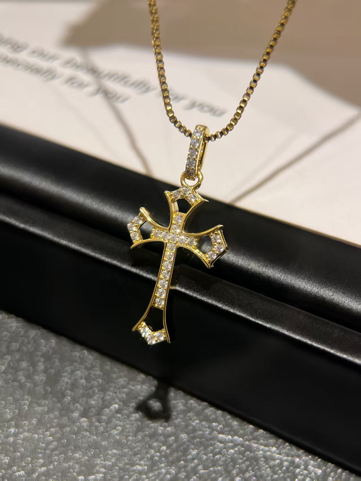 Gold Cross Necklace