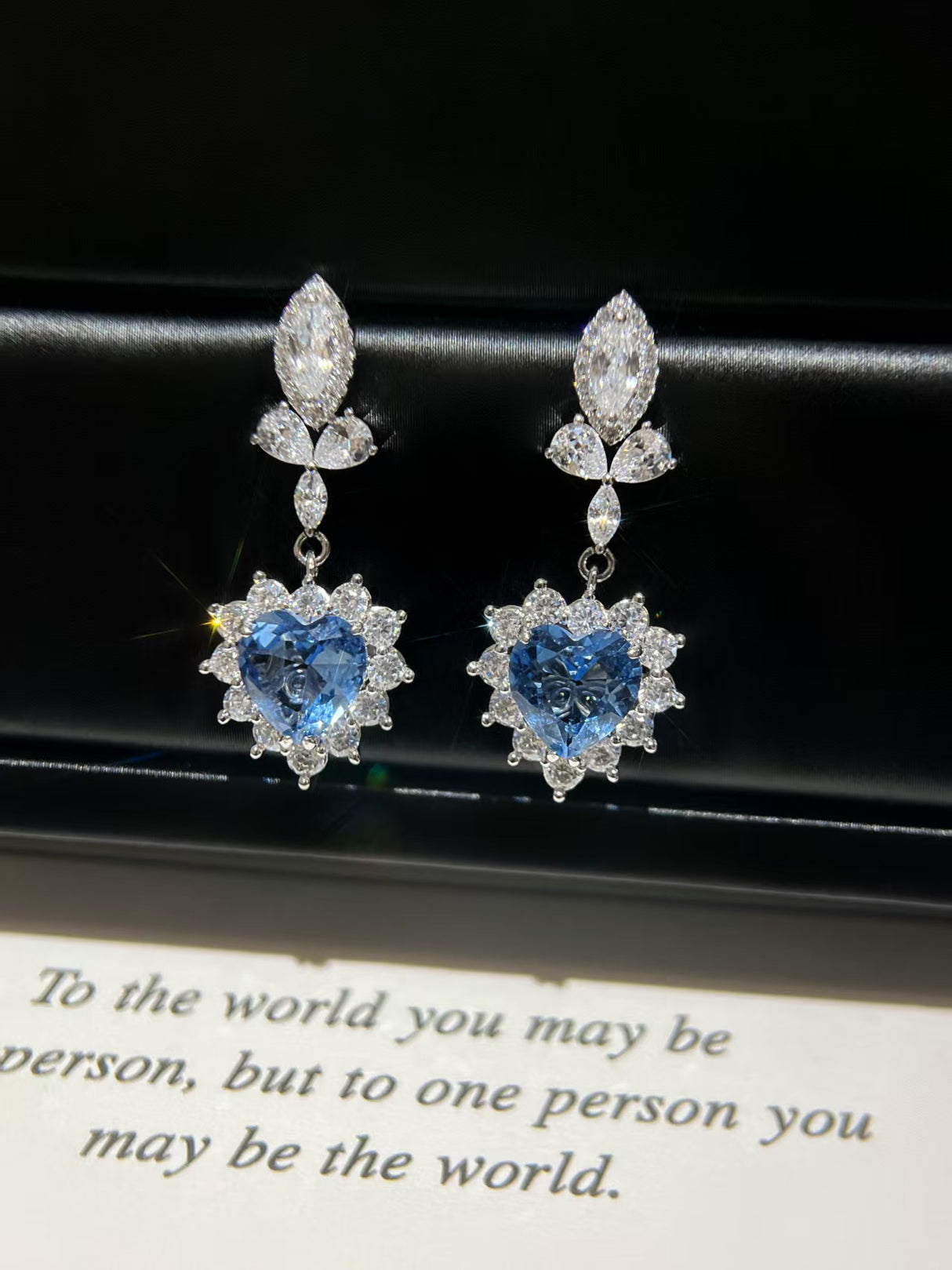 lcy - Light Butterfly Drop Earrings