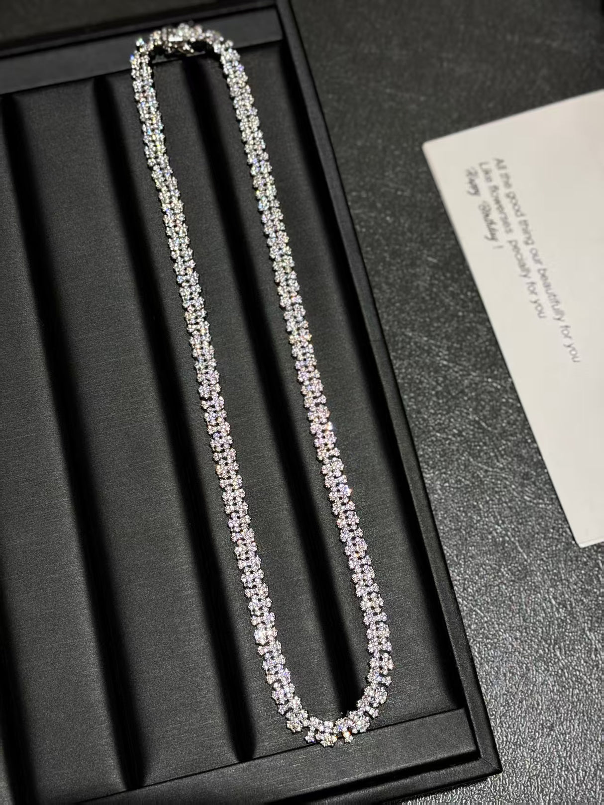 Broken Brick Inlaid Necklace