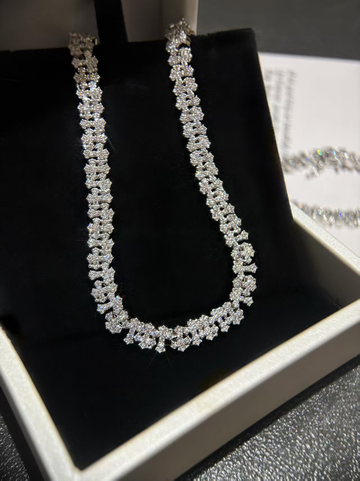 Broken Brick Inlaid Necklace