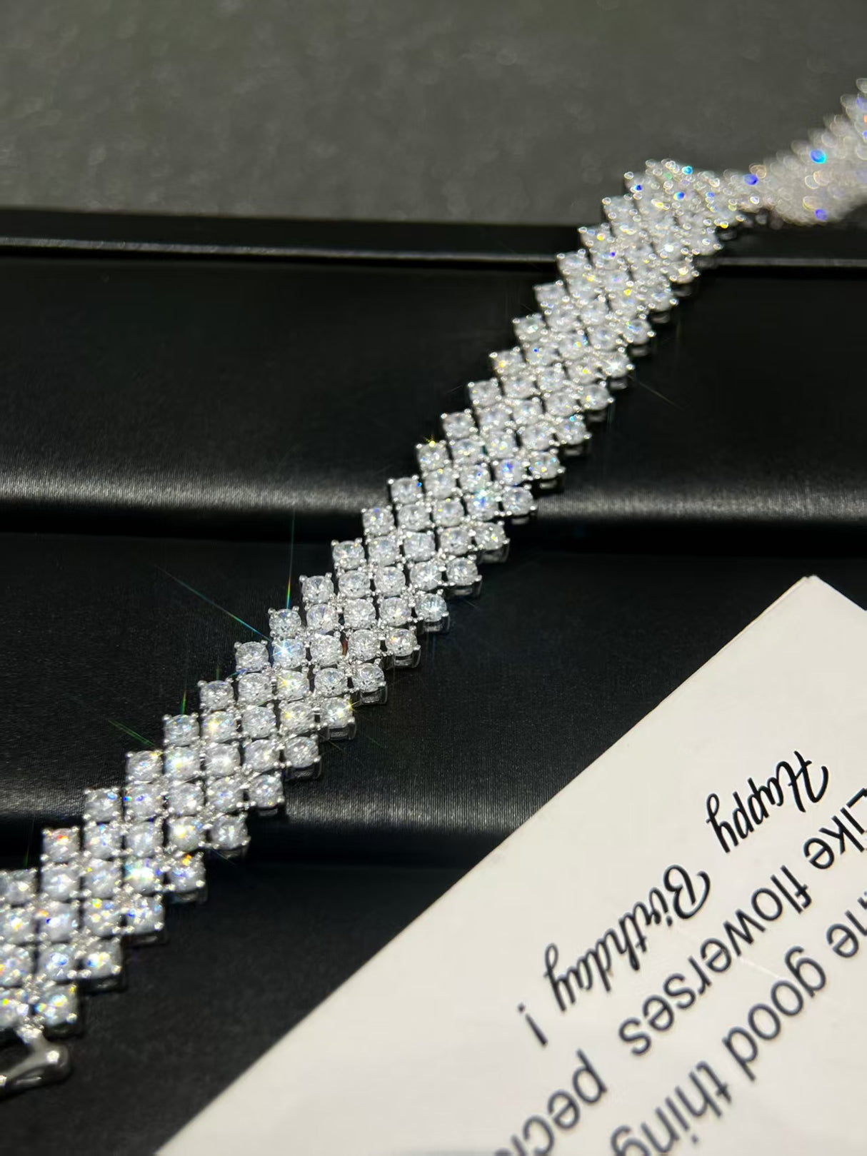 Square Moissanite Bracelet
