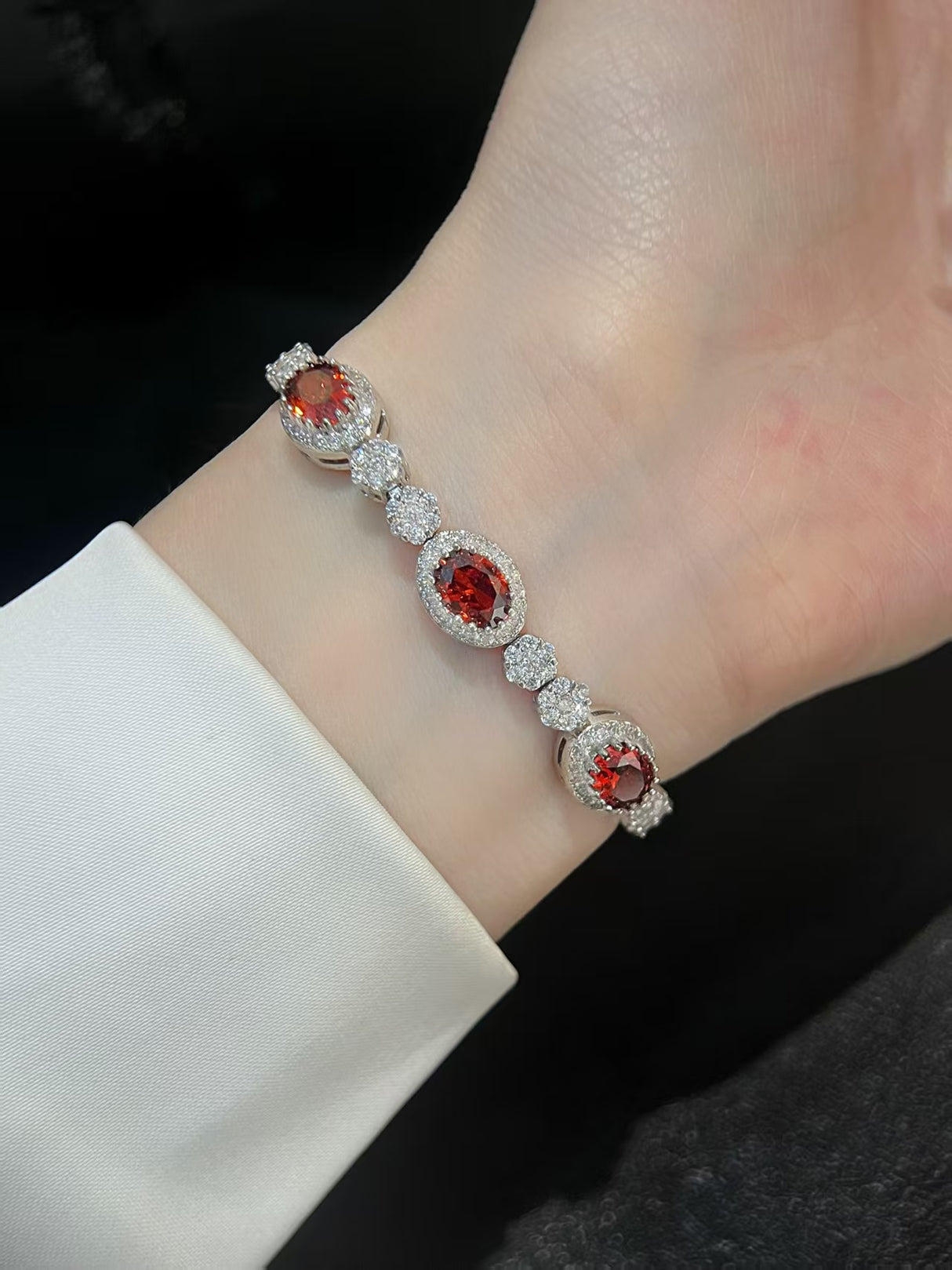 Pomegranate Ruby Bracelet