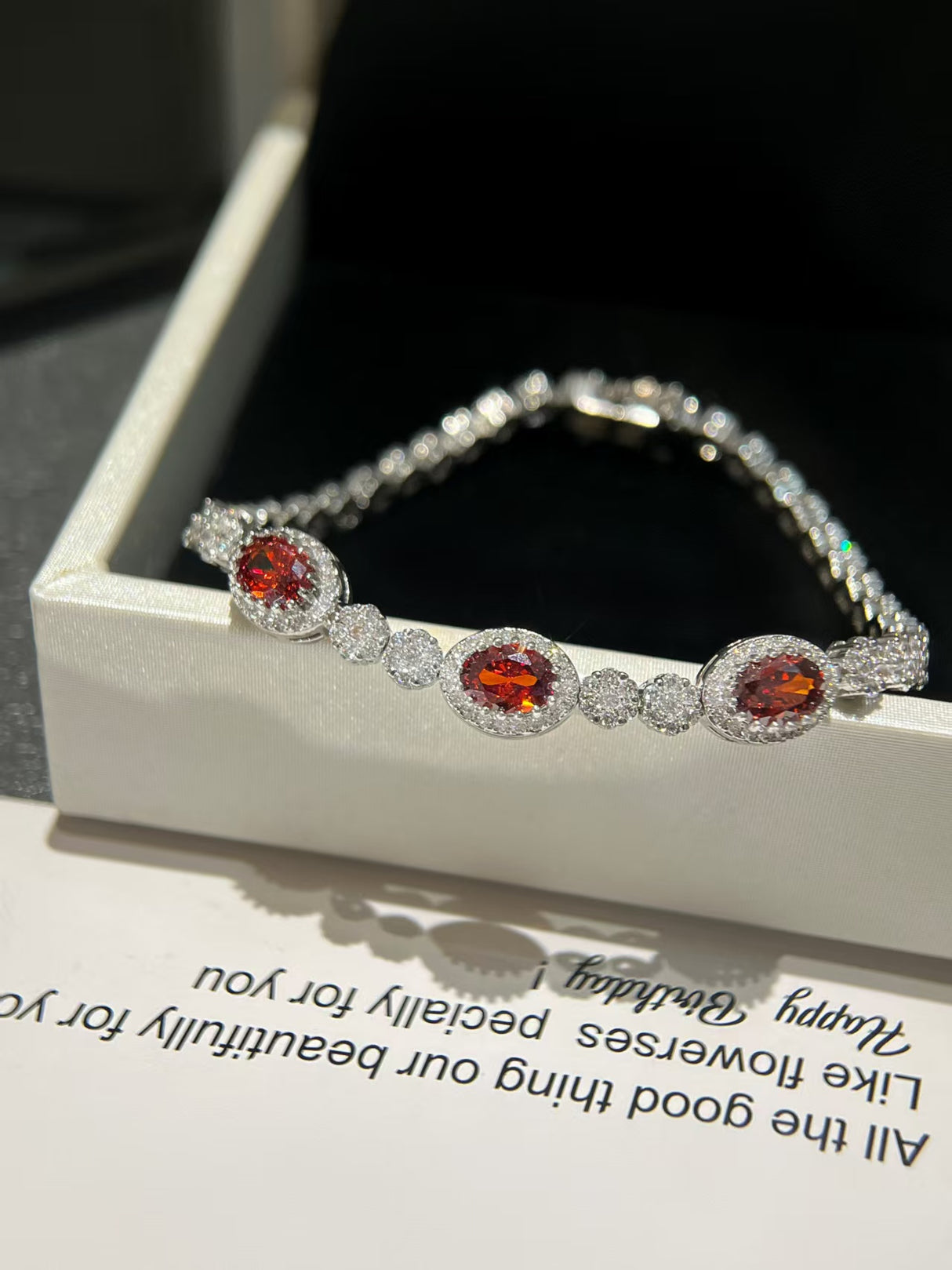 Pomegranate Ruby Bracelet