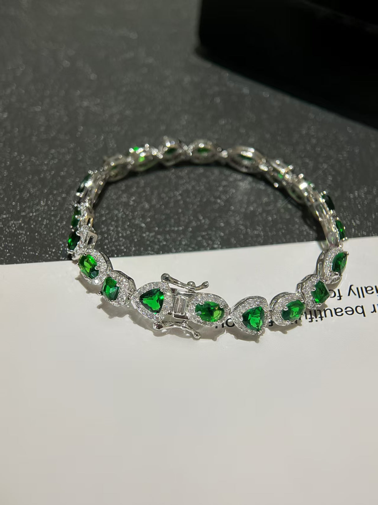 Green Gemstone Bracelet