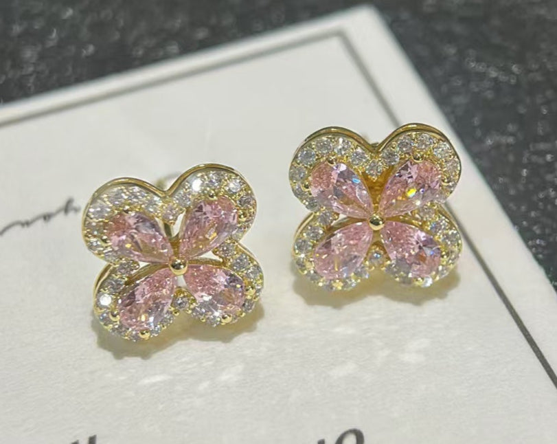 Four -Leaf Clover Earrings