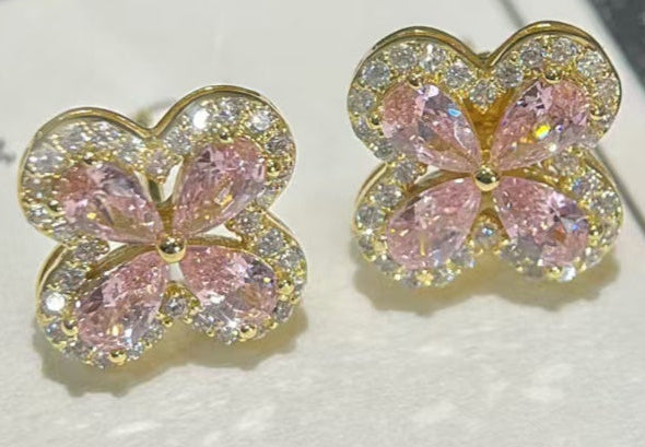 Four -Leaf Clover Earrings