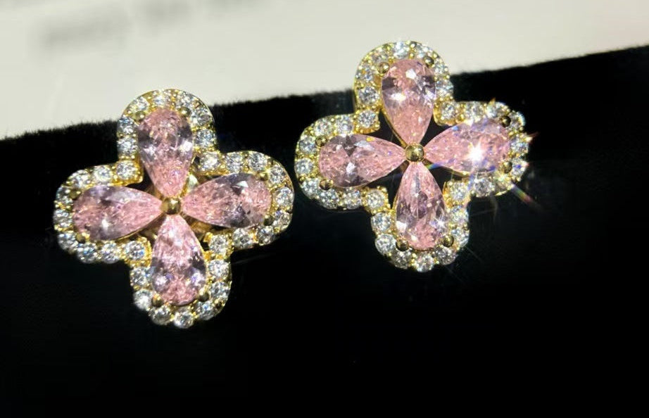Four -Leaf Clover Earrings