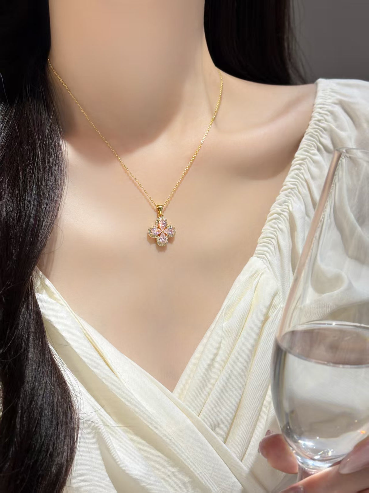 Four-Leaf Clover Necklace