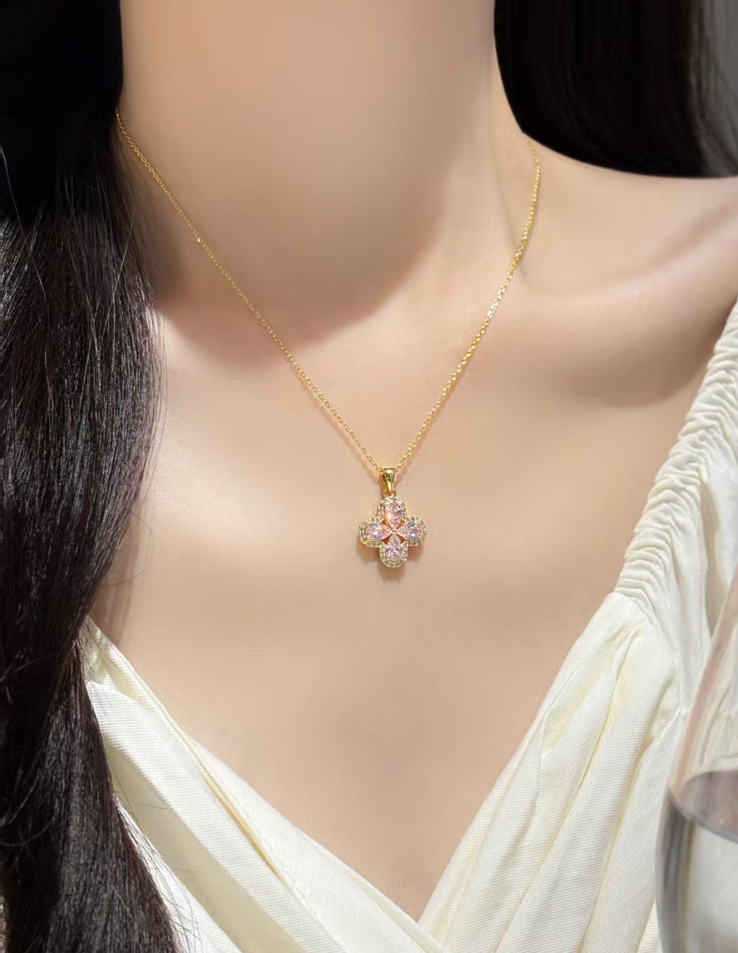 Four-Leaf Clover Necklace