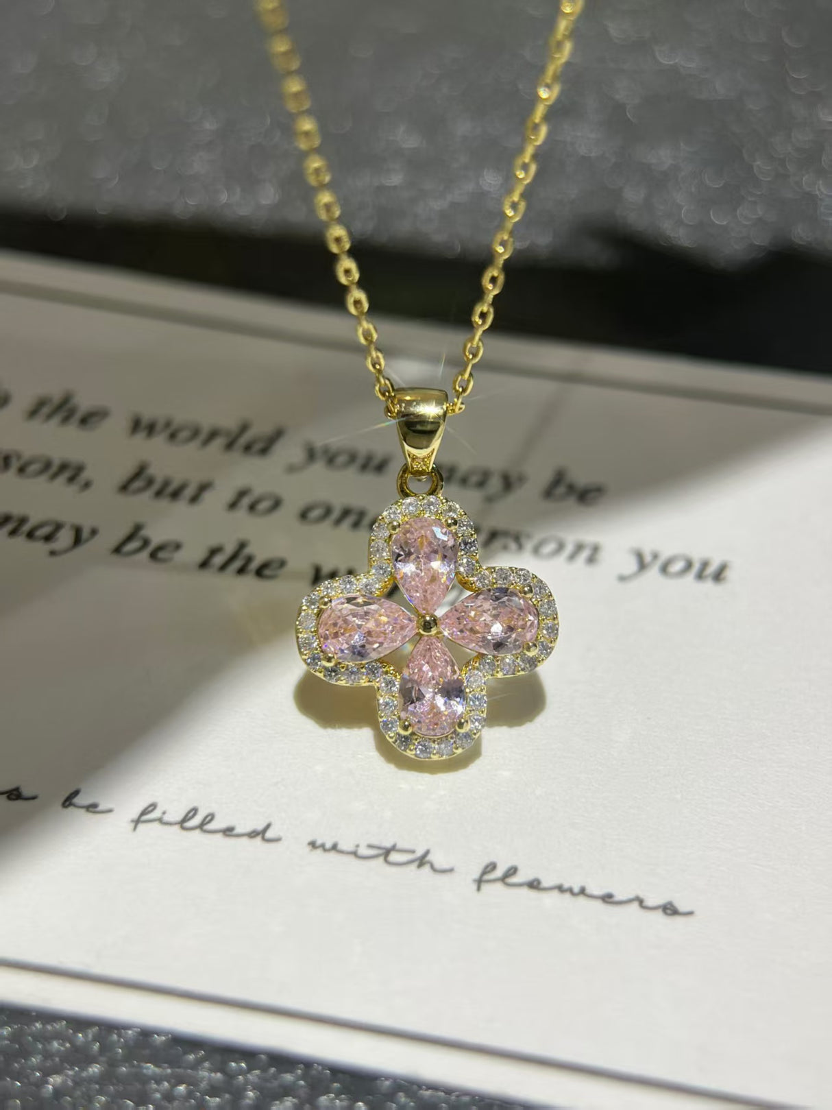 Four-Leaf Clover Necklace