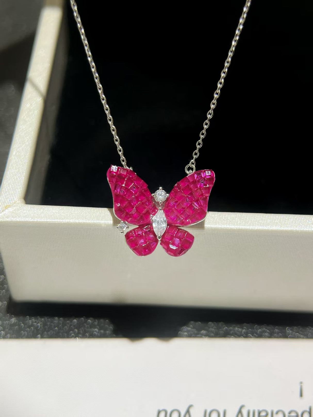 Butterfly Ruby Necklace