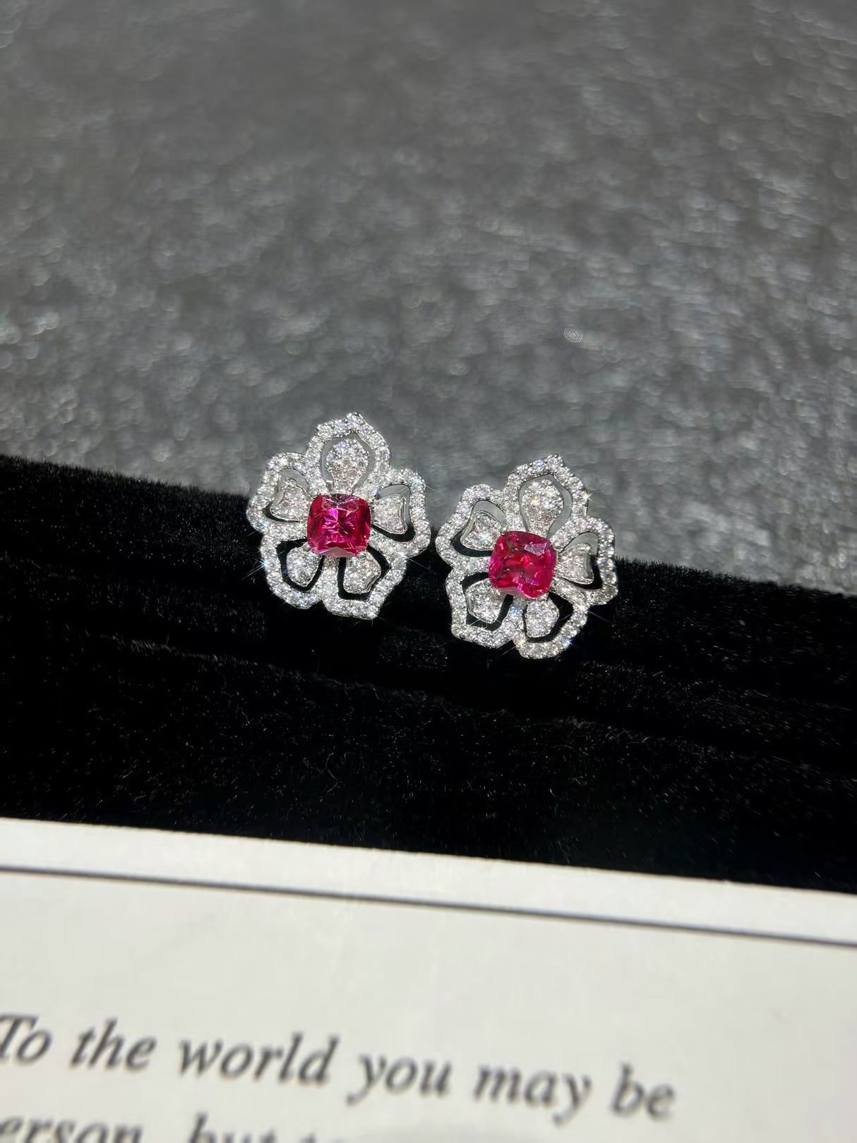 Silver Flower Earrings