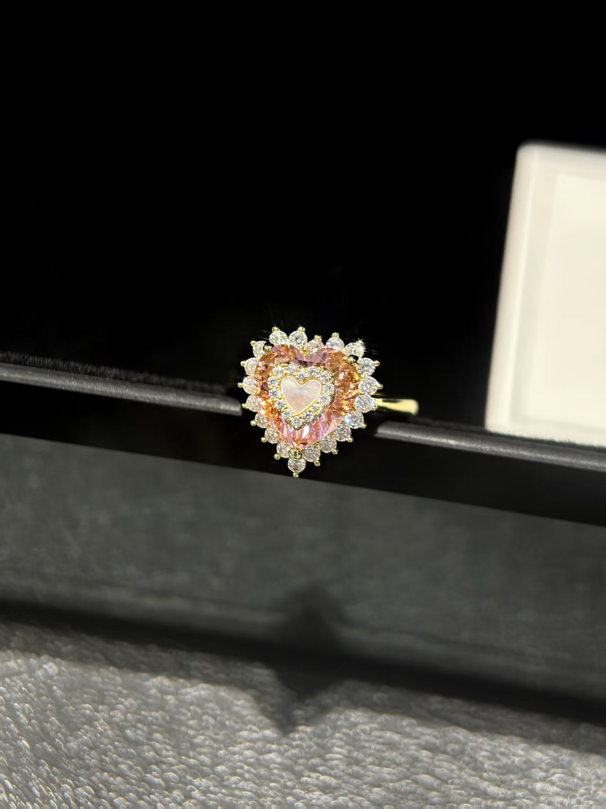 Pink Lab-Grown Diamond Ring