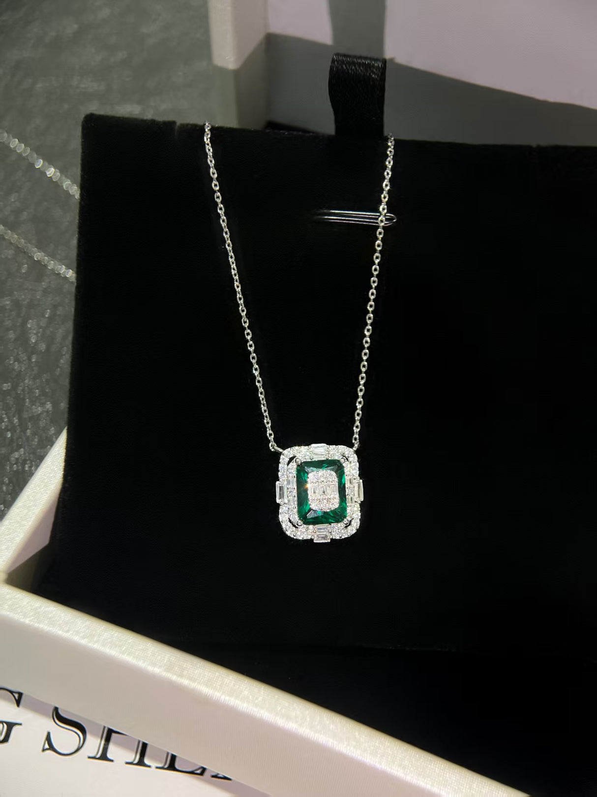 Emerald Shadow Necklace