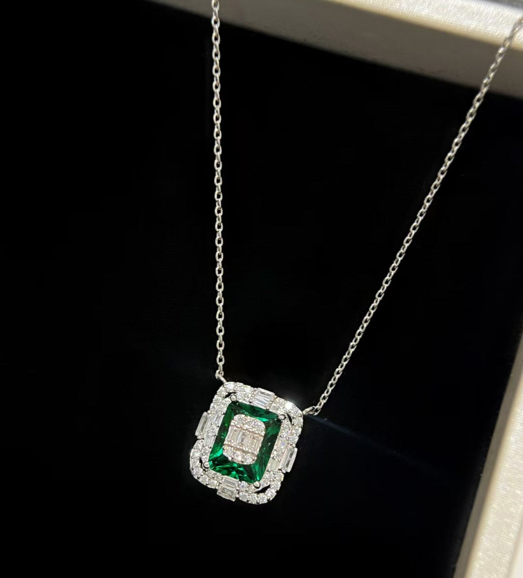 Emerald Shadow Necklace