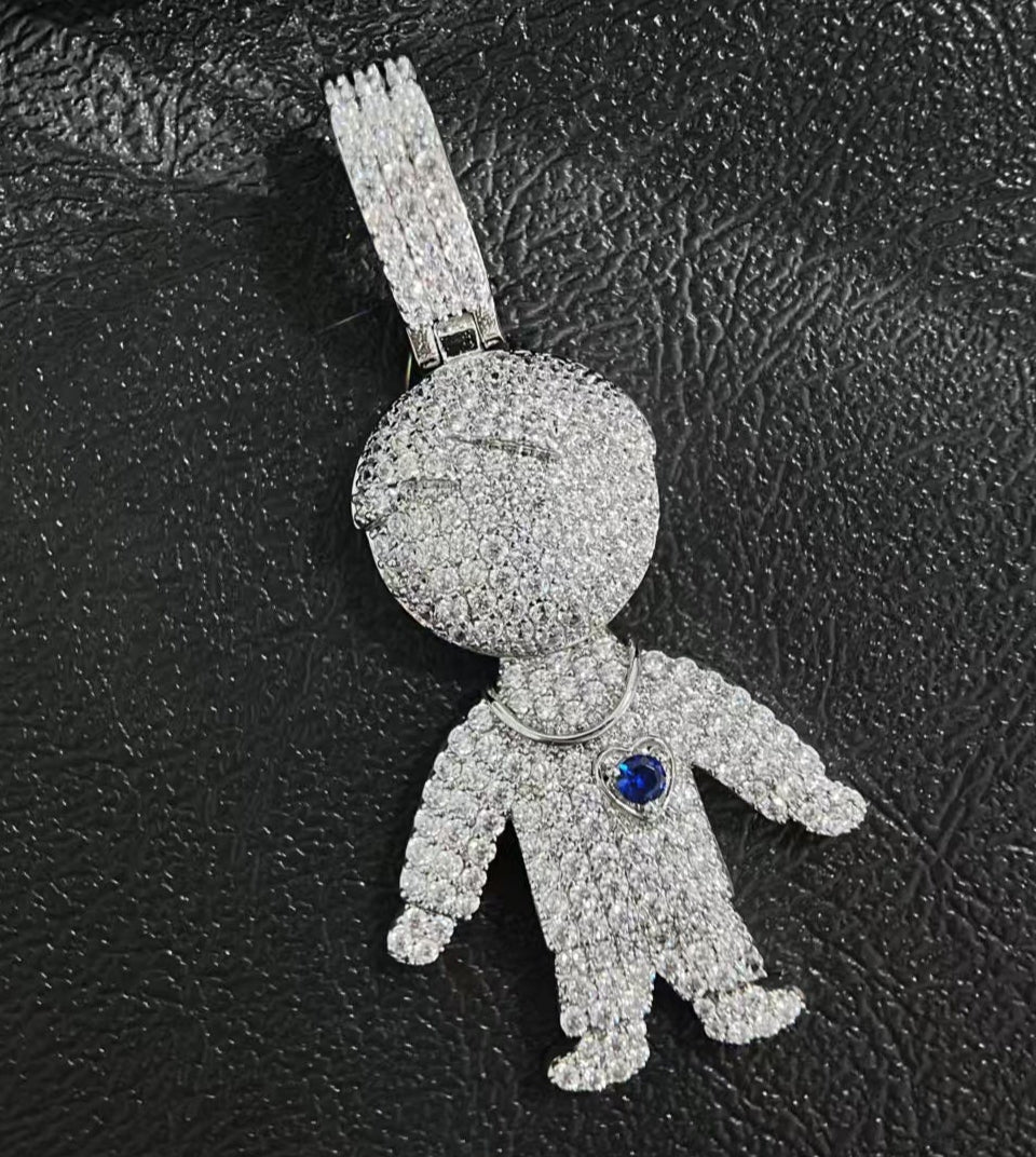 Cartoon Inlaid Pendant