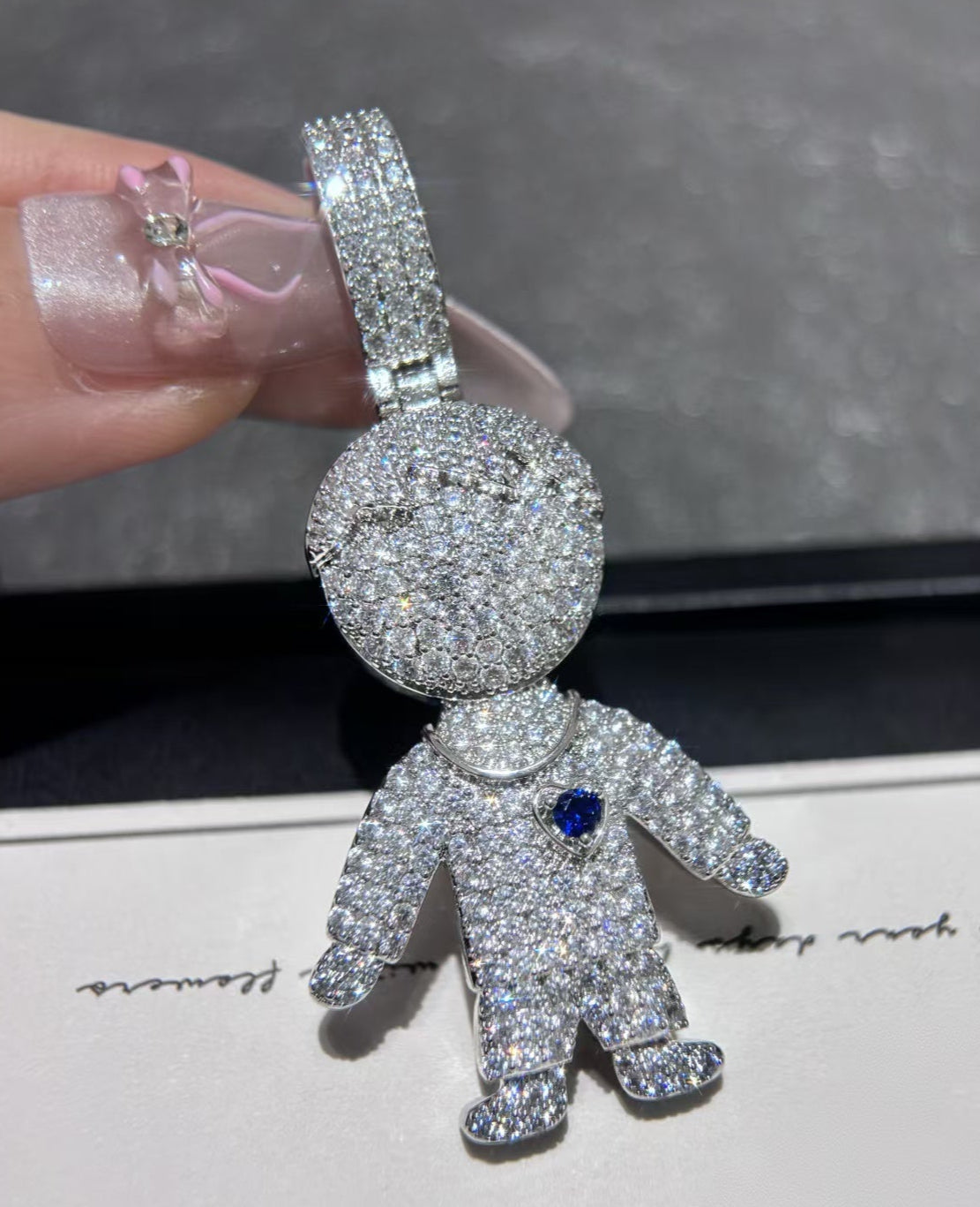 Cartoon Inlaid Pendant