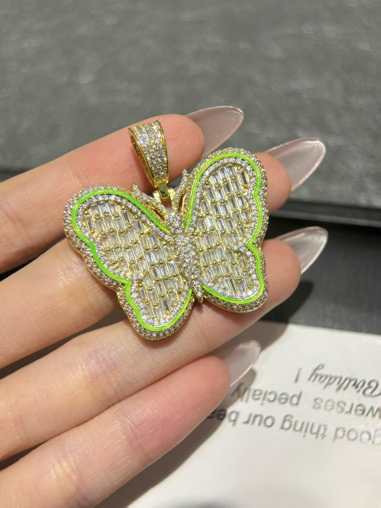 Butterfly Inlay Pendant