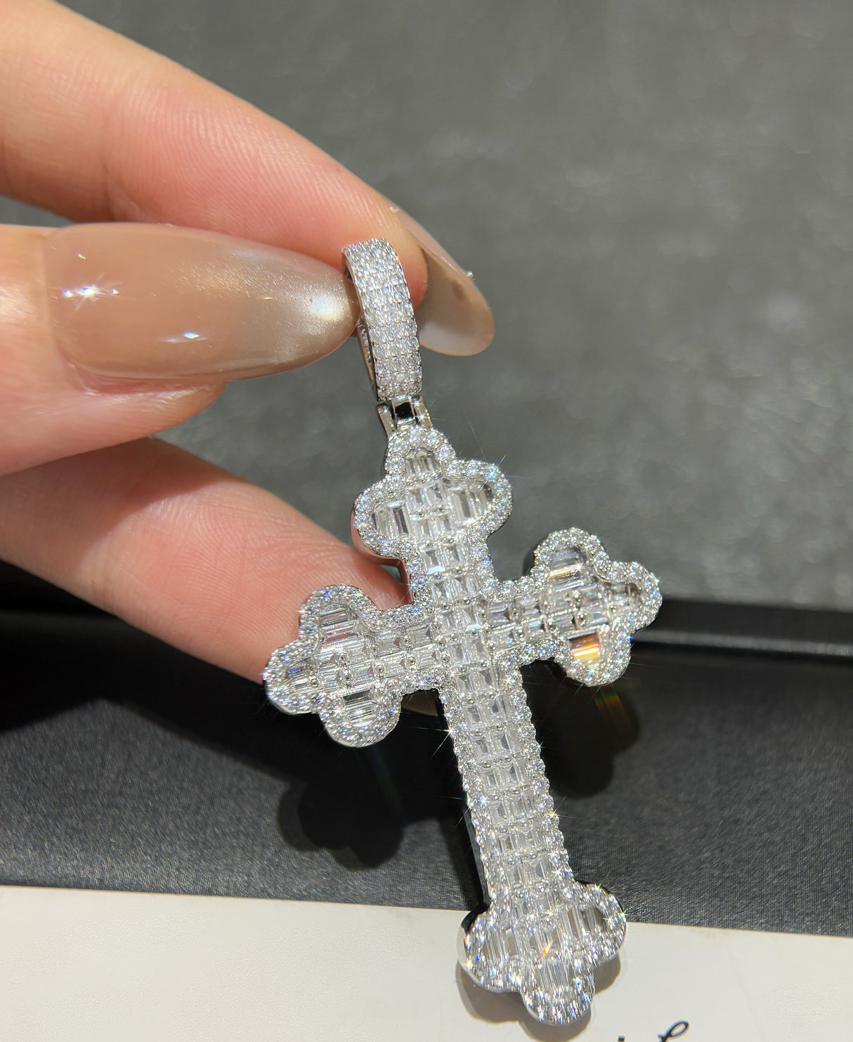 Broken Brick Cross Pendant