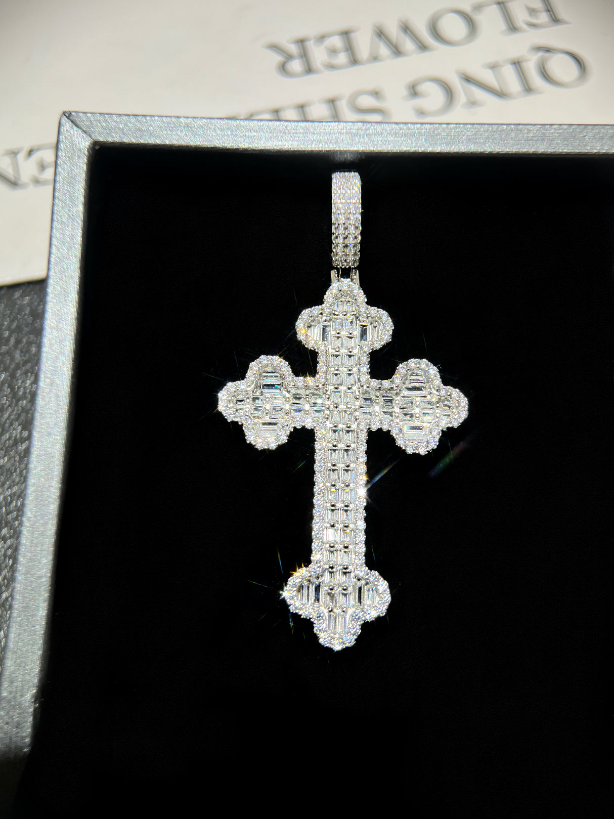 Broken Brick Cross Pendant