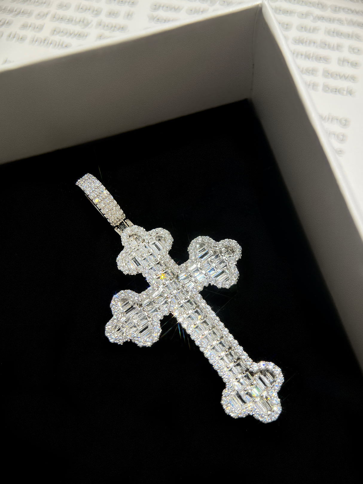 Broken Brick Cross Pendant