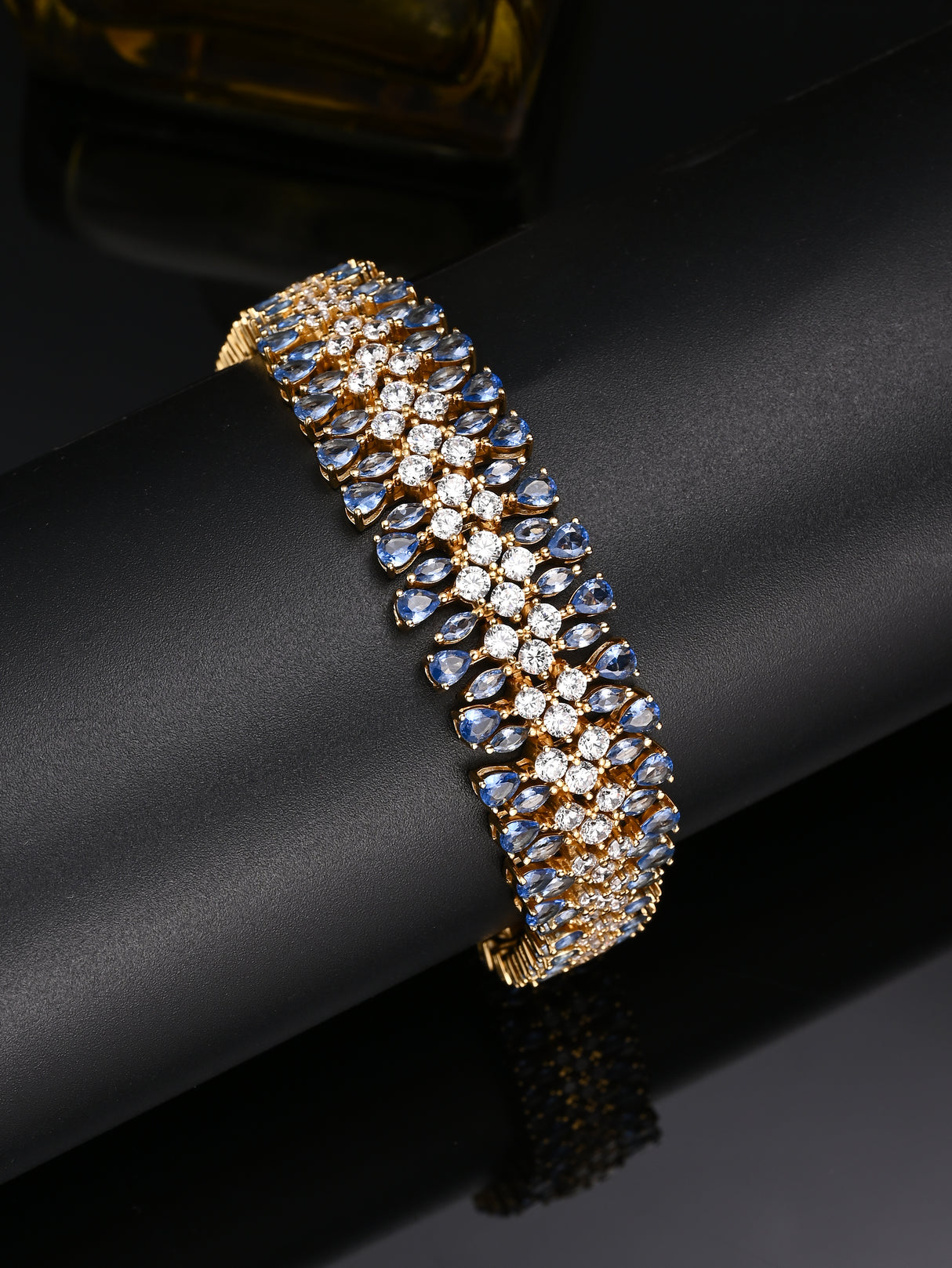 Blue Radiance Woven Bracelet
