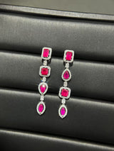 Brilliant Red - Layered Earrings