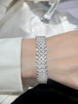 Square Moissanite Bracelet