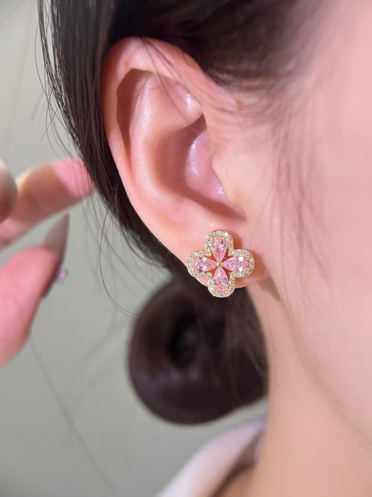 Four -Leaf Clover Earrings