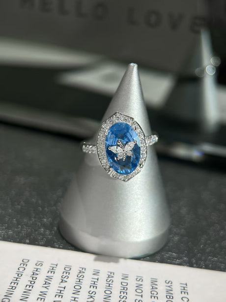 Sea Blue Love Ring