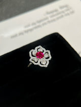 Silver Flower Ring
