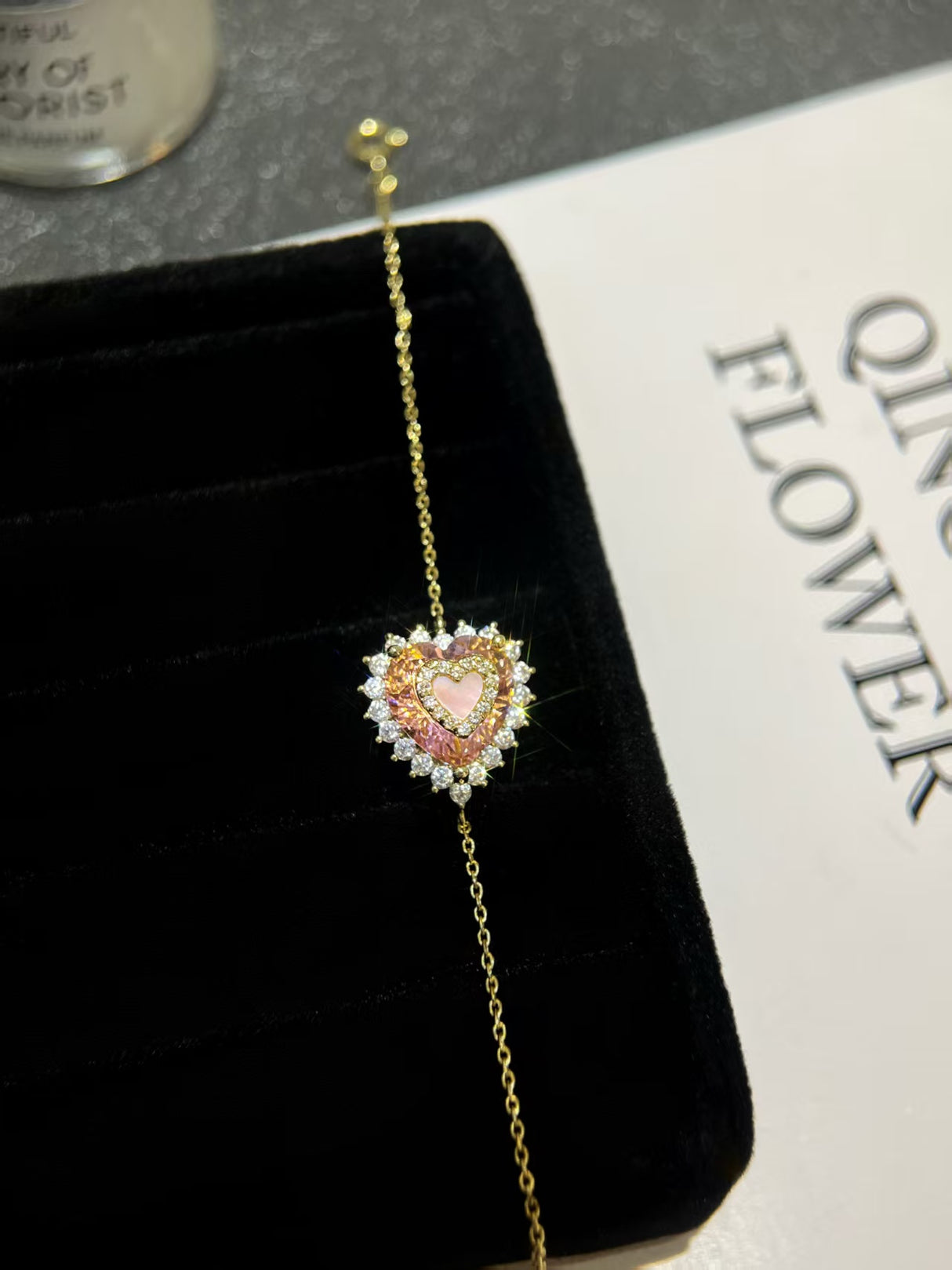 Pink Lab-Grown Diamond Bracelet