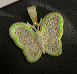 Butterfly Inlay Pendant