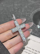 Lab-Grown Diamond Cross Pendant