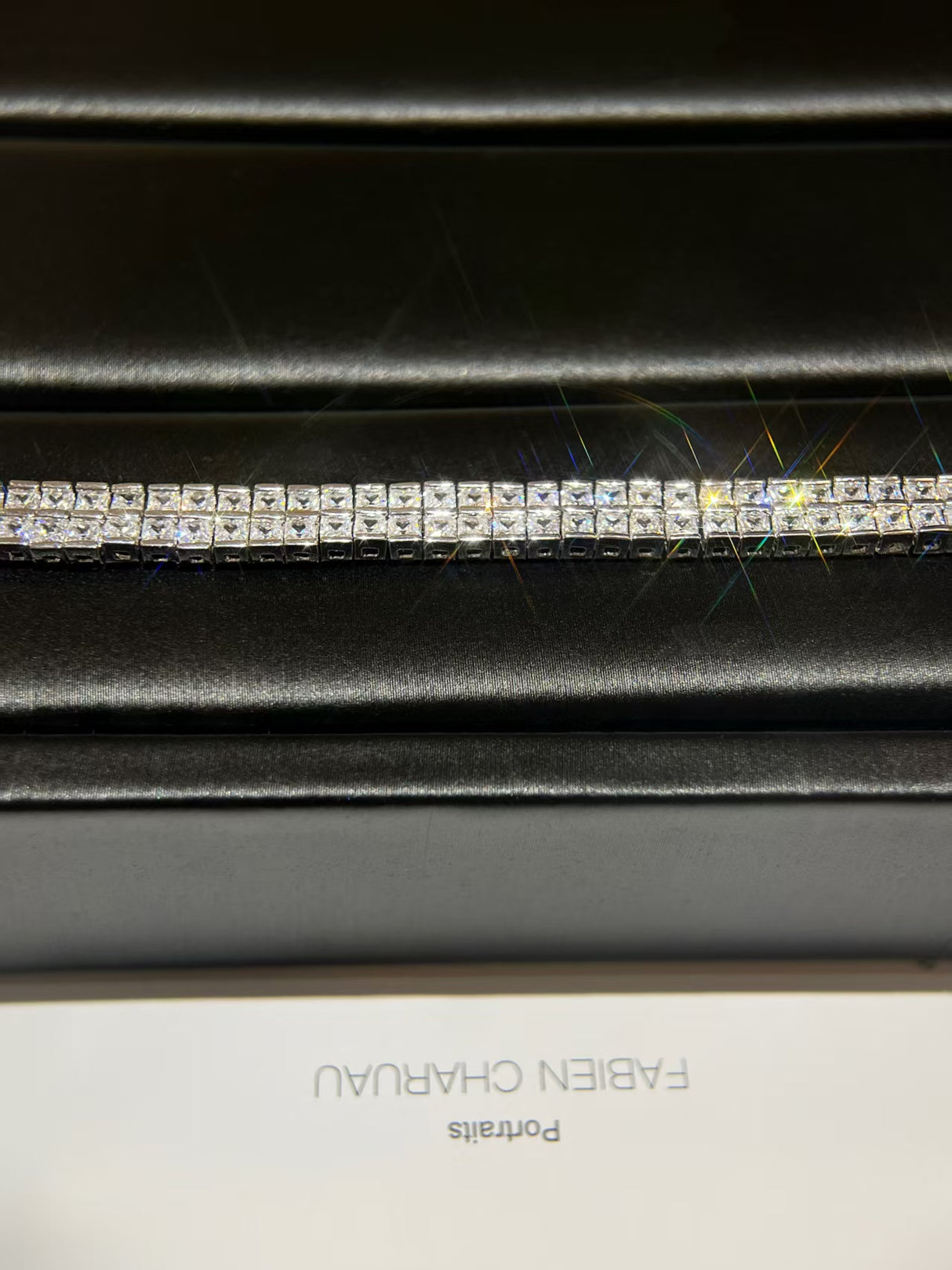 Square Lab-Grown Diamond Aura Bracelet