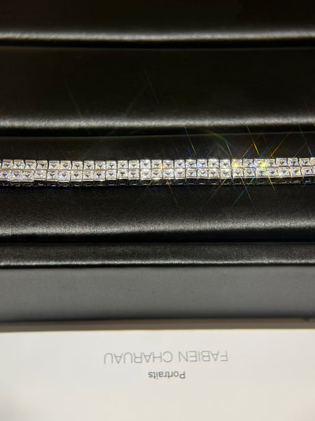 Square Lab-Grown Diamond Aura Bracelet