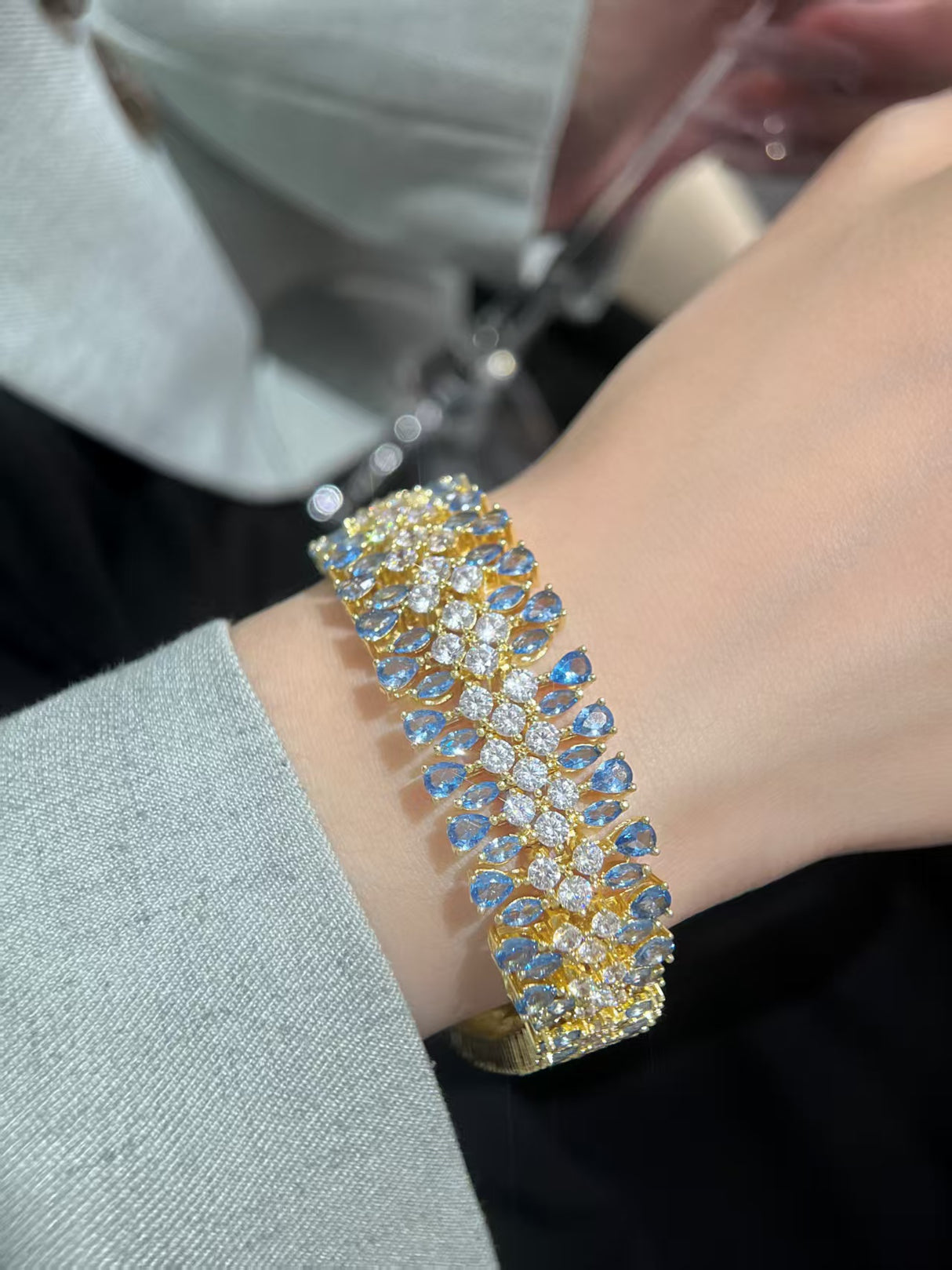 Five row bracelet