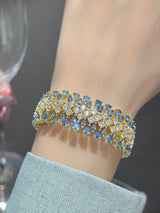 Five row bracelet