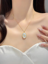 Hexagram necklace