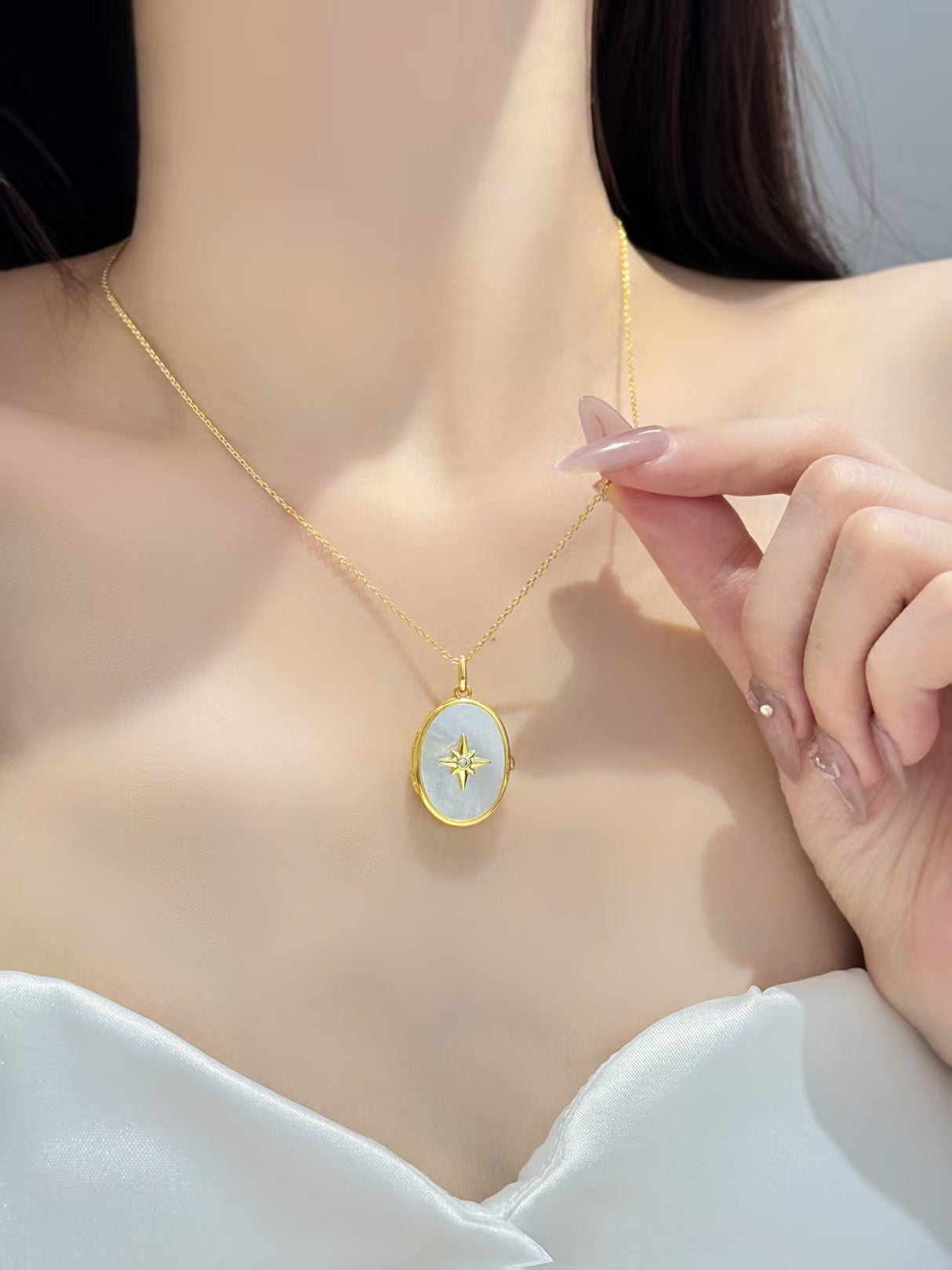 Hexagram necklace