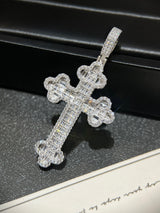 Broken Brick Cross Pendant