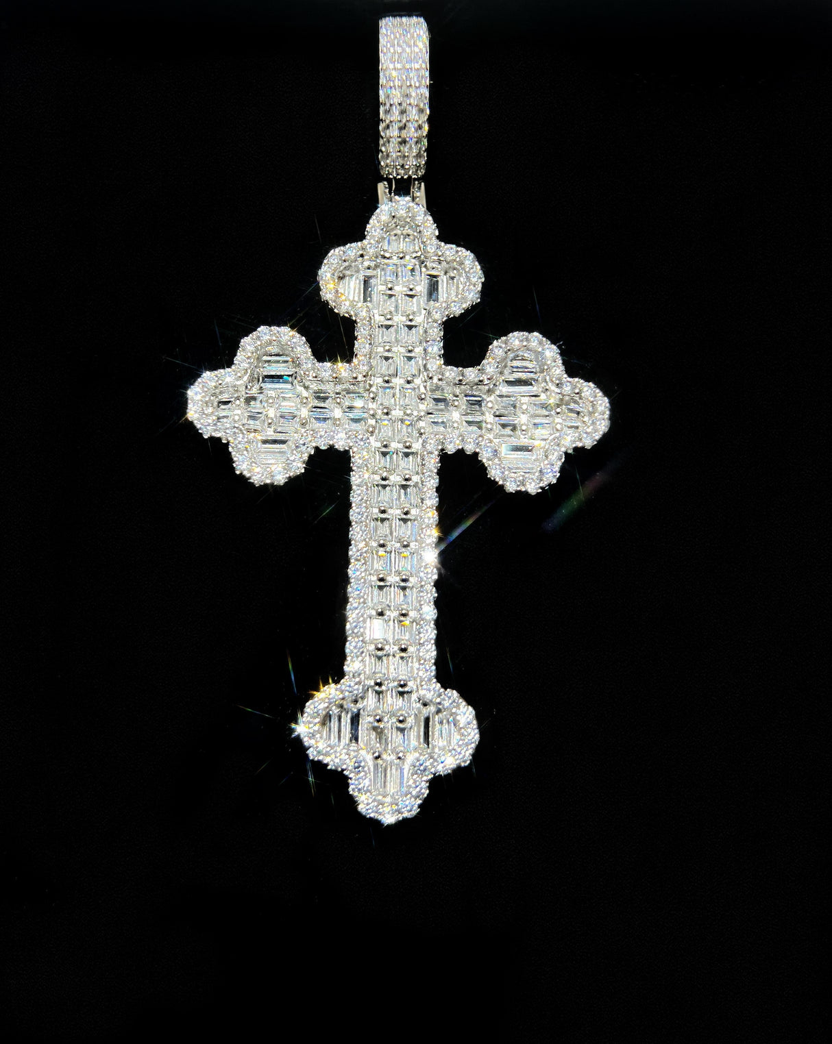 Broken Brick Cross Pendant