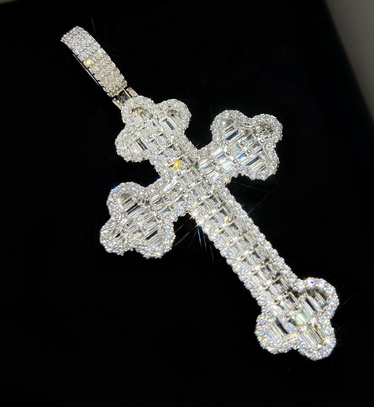 Broken Brick Cross Pendant