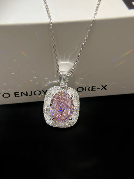 Pink Sugar Cube Necklace