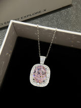 Pink Sugar Cube Necklace