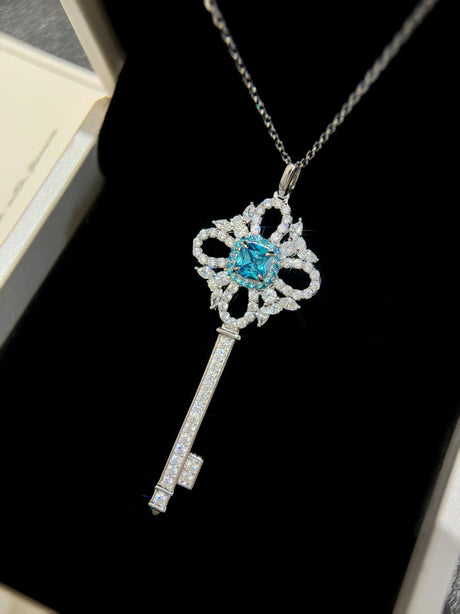 Time and Space Key Necklace