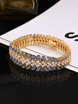 Blue Radiance Woven Bracelet